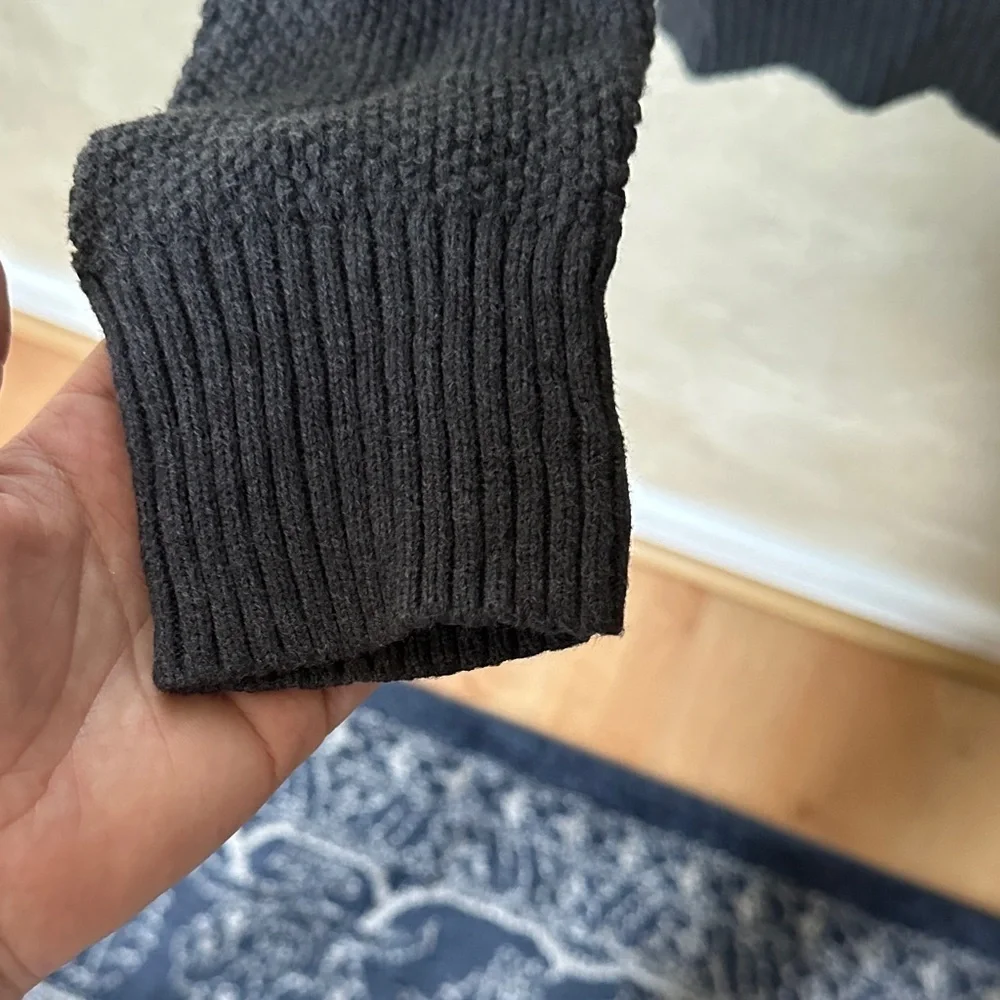 J. Crew Dark Gray Zip-Up Sweater